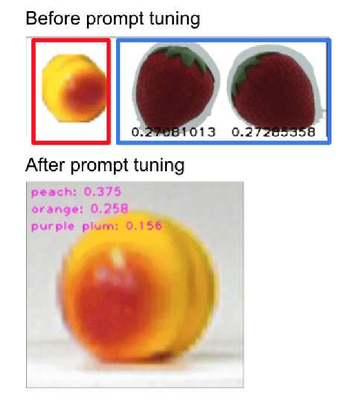イチゴと桃を混同してしまっていたので，イチゴの説明を&quot;a photo of a red strawberry with green stem, a type of fruit&quot;に変更することで分類結果を改善
